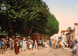 Arab market, Blidah, Algeria, ca. 1899