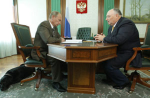 Вячеслав Моше - рабочая встреча с Путиным