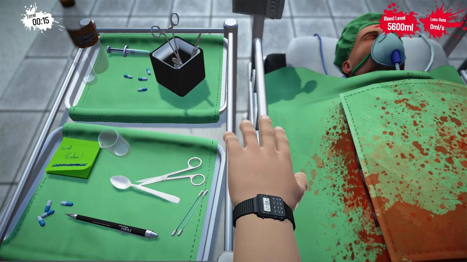 Surgeon simulator. Симулятор хирурга реалистичный.