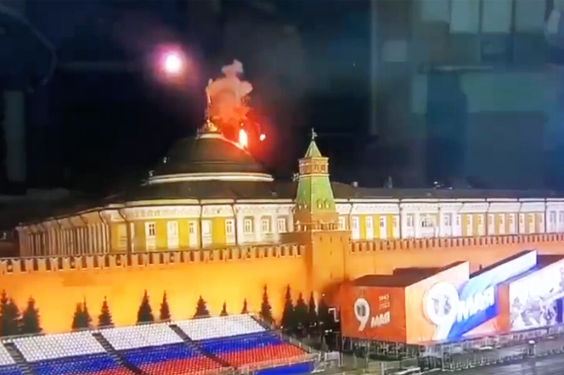 &laquo;Покушение на&nbsp;президента&raquo;: в&nbsp;Кремле сообщили об атаке беспилотников ВСУ