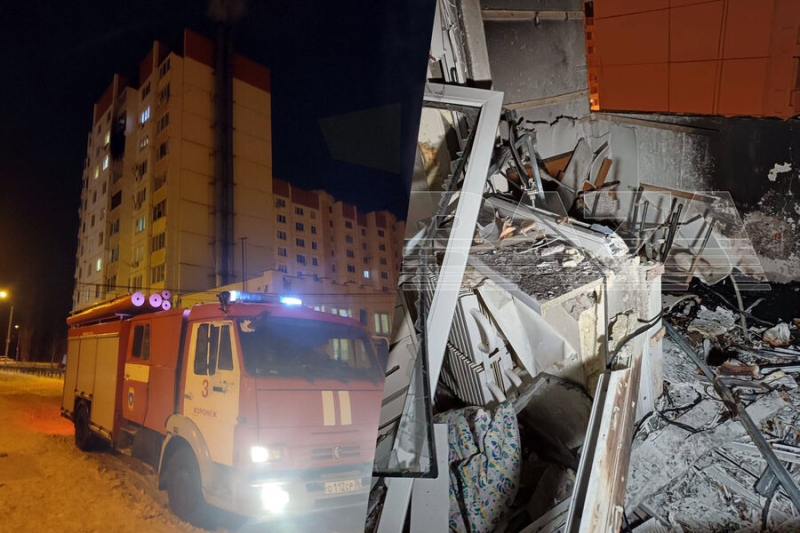 Губернатор Гусев сообщил о повреждении 35 квартир в Воронеже после атаки БПЛА