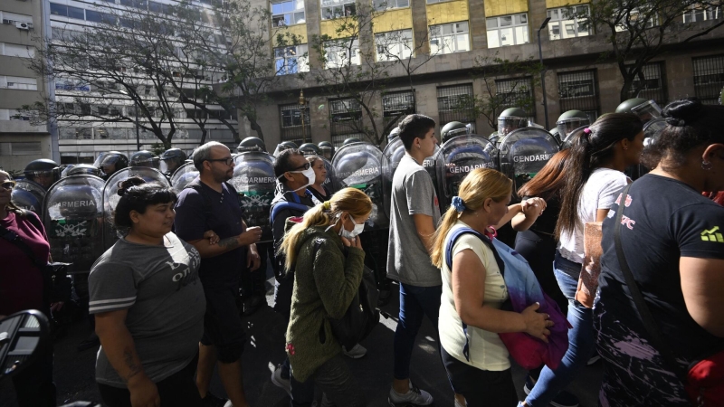 В ходе протестов в Буэнос-Айресе задержали одного человека, пишут СМИ