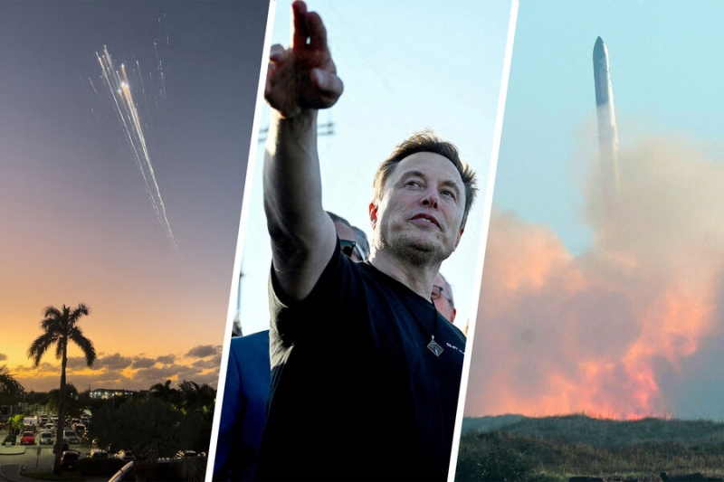 Ракета Илона Маска упала