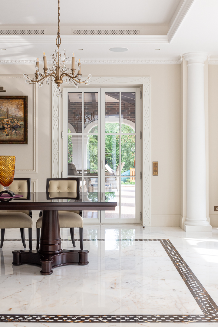 Глянцевый мрамор: блеск и изысканность в дизайне