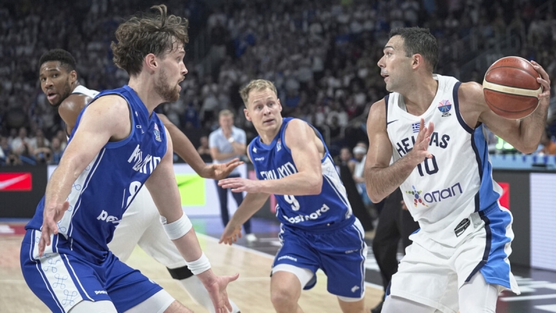 Баскетболисты сборной Греции завоевали бронзу на чемпионате Европы